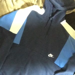 Nike Air Hoodie navy and white